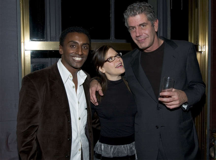 Marcus Samuelsson, Lisa Loeb, Anthony Bourdain, 2004